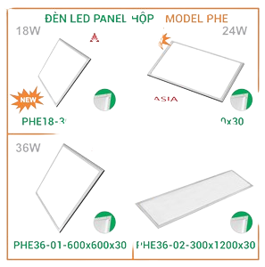 Đèn Led Panel vuông siêu mỏng