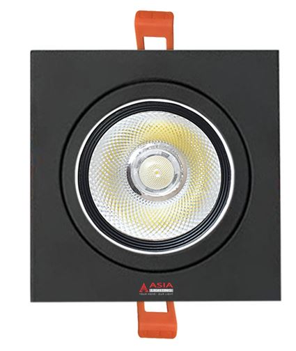 Âm trần vuông mặt đen - 10W 0