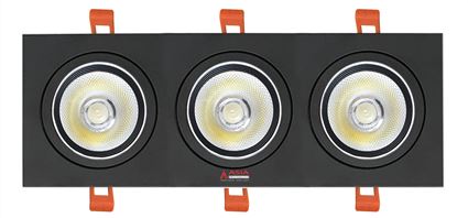 Âm trần vuông mặt đen - 30W 0