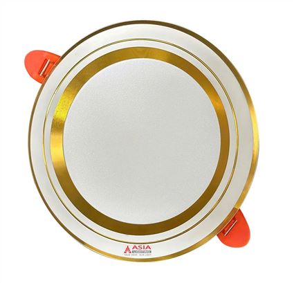 Âm trần viền vàng thân nhôm nguồn rời 12W