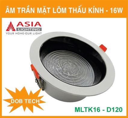 Âm trần mặt lõm thấu kính 16W - DOB