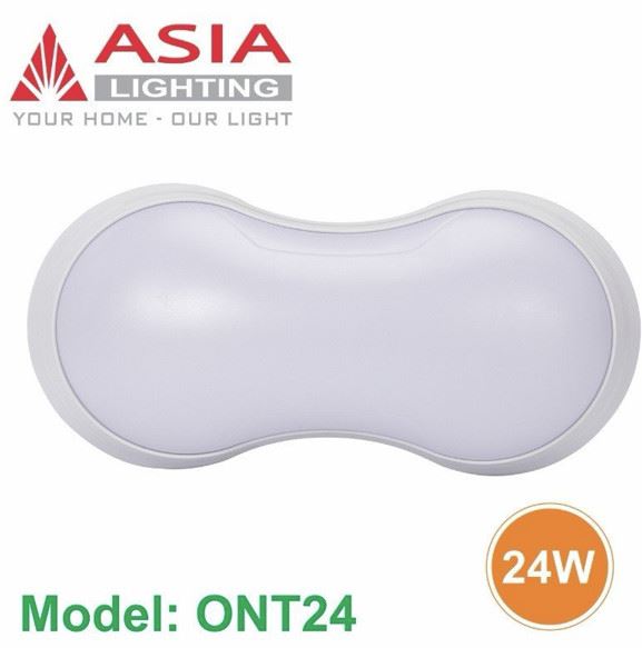 Ốp nổi đa năng vỏ trắng - ONT24