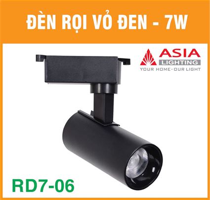 Đèn rọi vỏ đen 7W - RD7-06