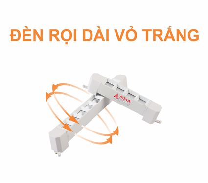 Đèn rọi dài vỏ trắng 10W