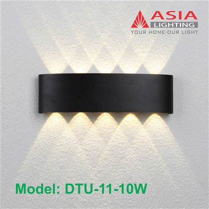 Đèn tường trang trí thân sơn đen - DTU-11